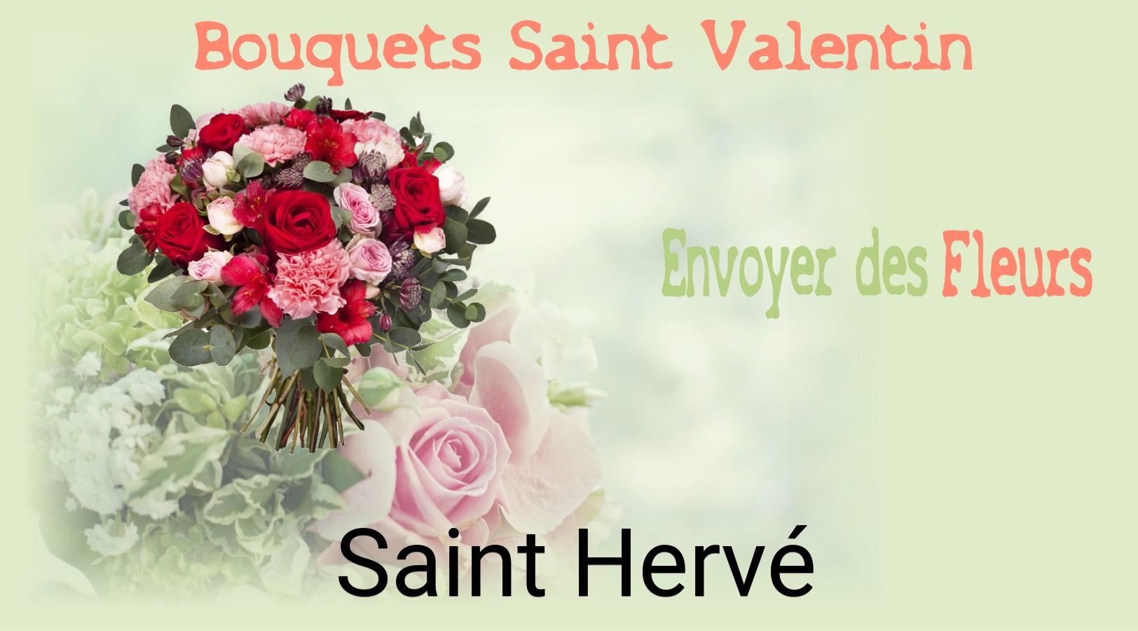Roses de Saint-Valentin livrées à Saint-Hervé